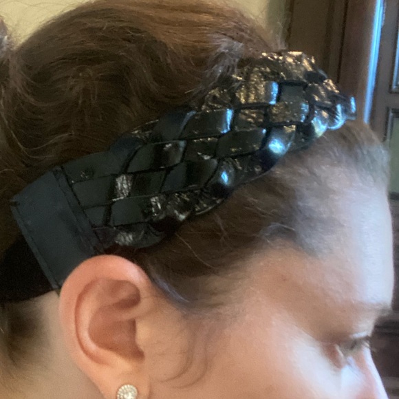 Melamed Pleather Black Headband main image 4